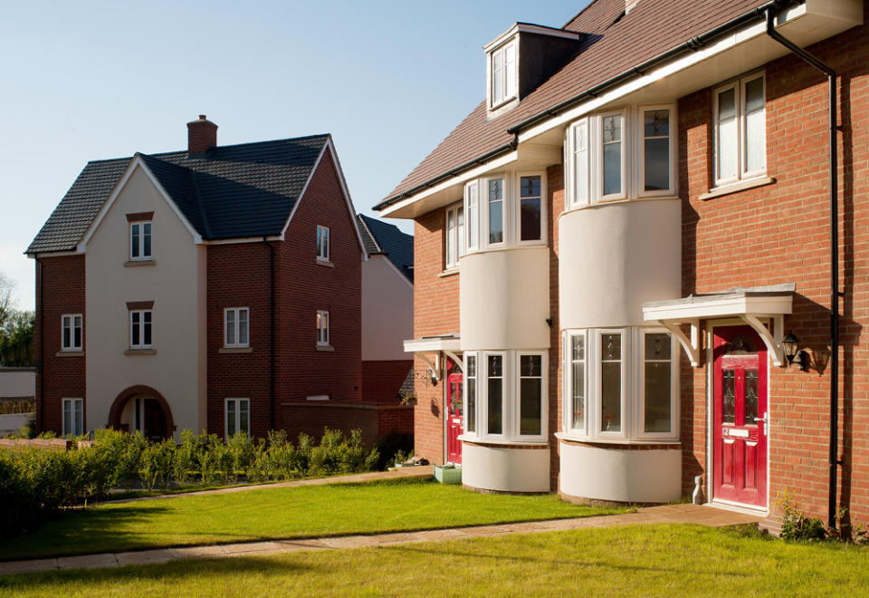 New build housing development